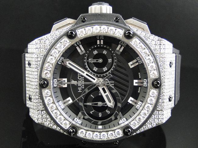 Hublot Stainless Steel Big Bang King Power Reserve Diamond 13 Ct Watch