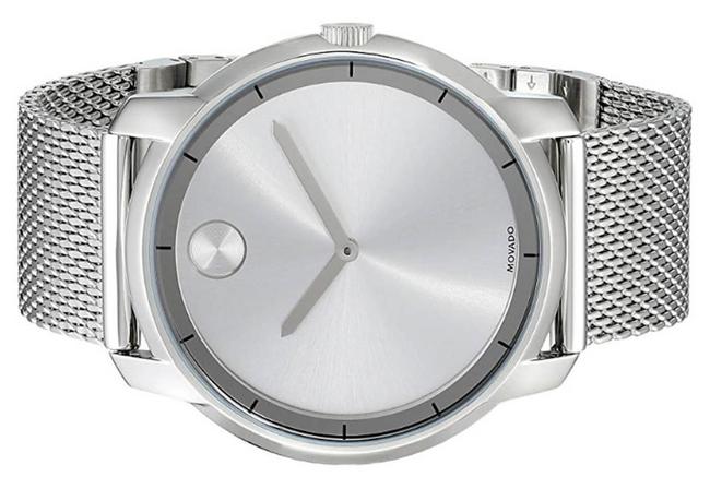 Movado Silver Bold Stainless Steel Mesh Strap Dial 3600260 Watch