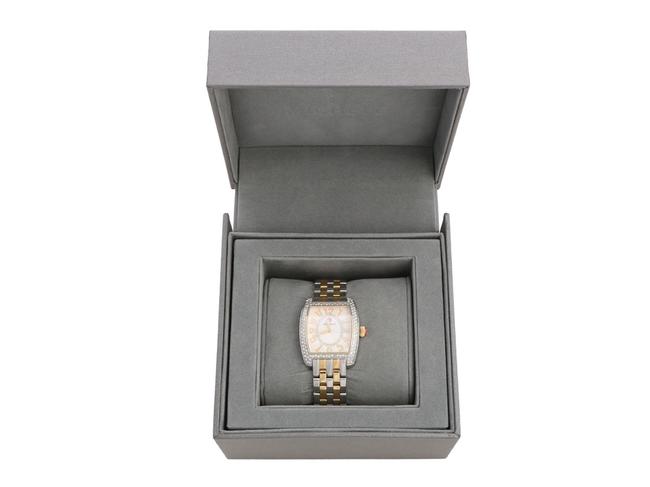 Michele Gold Tone & Stainless Steel Two Tone Diamond Urban Watch