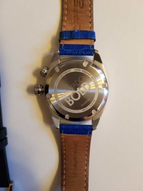 Movado Blue Mens Quartz Watch