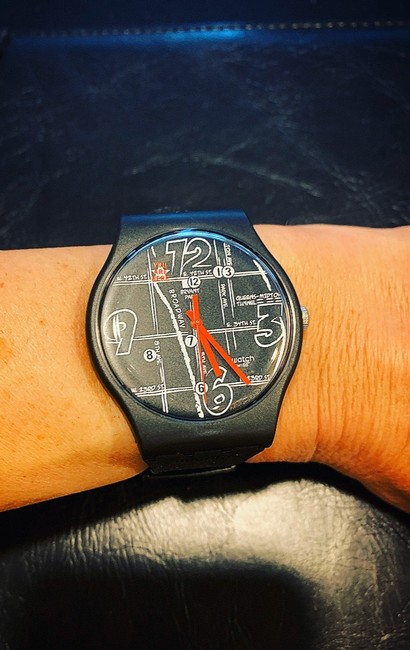 Swatch Nyc Themed Watch