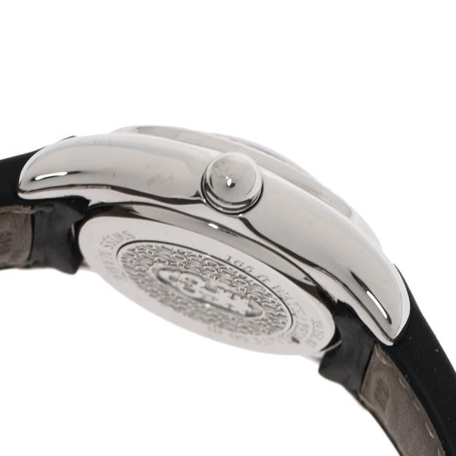 Corum Blue Mother Of Pearl Stainless Steel Leather Bubble Mid-size 39.151.47 Womens Wristwatch 35 Mm Watch