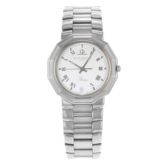 Baume & Mercier Silver Riviera 5131.2 Stainless Steel Quartz Unisex (19968) Watch