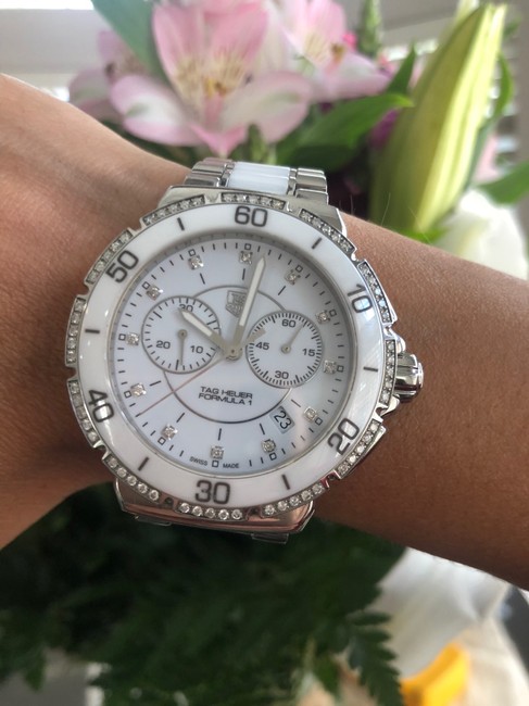 TAG Heuer White Formula One Diamond Watch