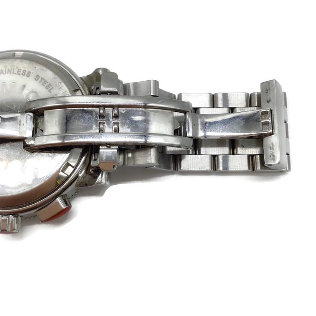 Michele Silver Tone Csx Chronograph Watch