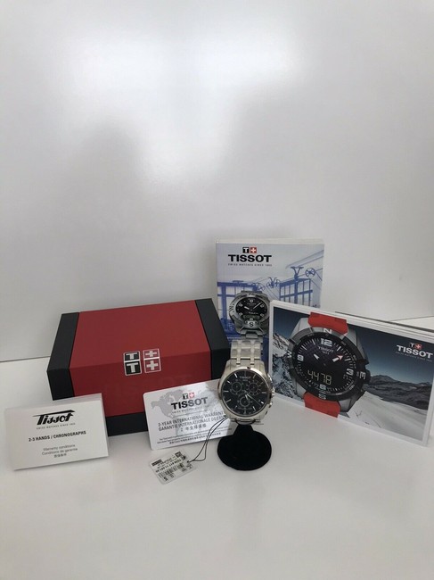 Tissot Silver T0356171105100 Ttrend Couturier Chronograph Watch