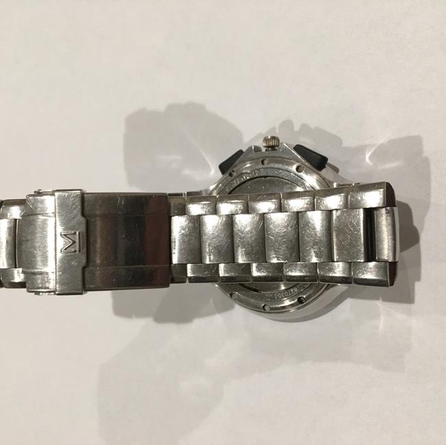 Movado Silver Stainless Steel 800 Series White Dial Swiss Watch
