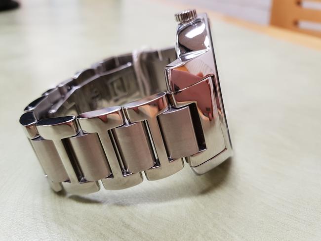 Movado Two Tone Bold Bracelet Silver Rose Gold Dial Bold 3600196 Watch