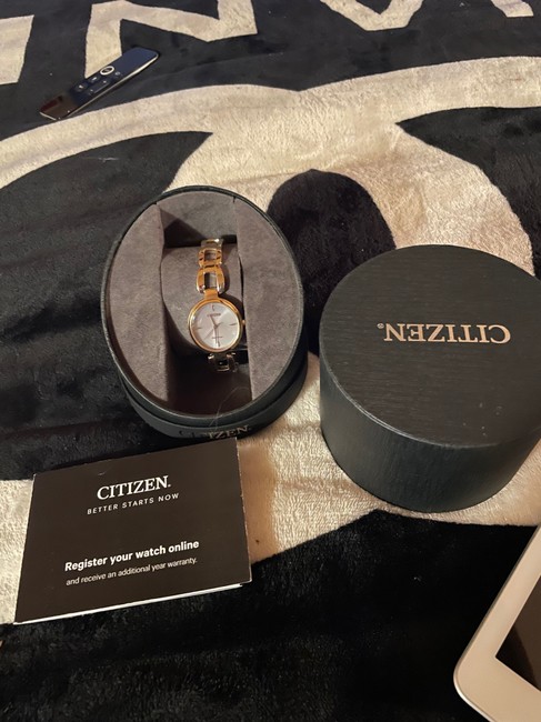 Citizen Gold L Womens 28mm Eco-drive Watch