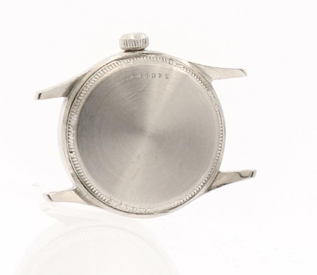 Tudor White Vintage Rolex Oyster Hand Winding 1945 Stainless Steel Ref Watch