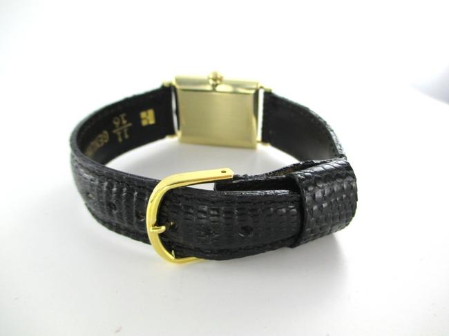 Hamilton Gold 14k Yellow Leather Band Solid Karat Vintage Swiss Watch