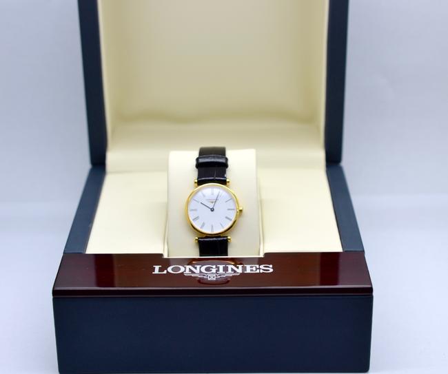 Longines Gold Black Womens Grande Classique 24 Mm L4.209.2.12.2 Watch
