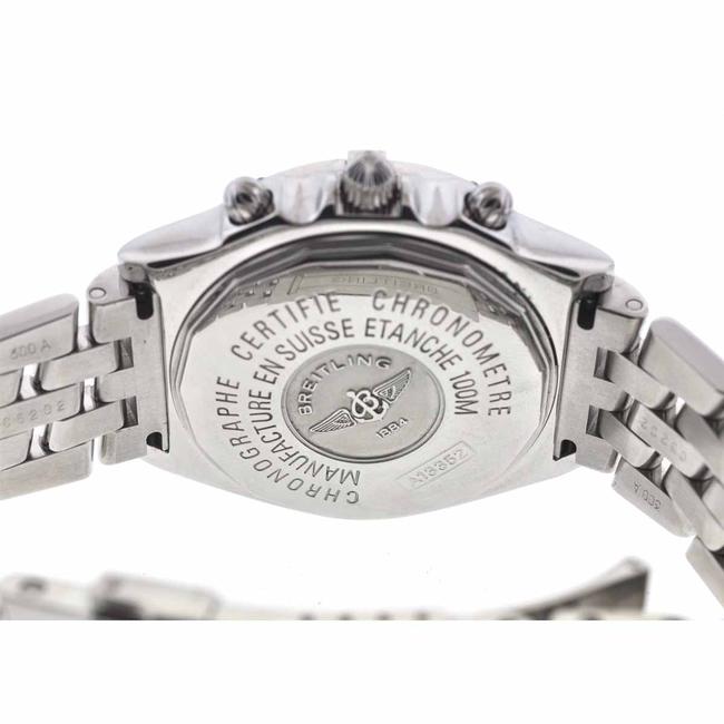 Breitling Black A13352 Chronomat Stainless Steel Watch