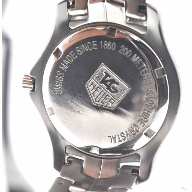 TAG Heuer Black Link Stainless Steel Diamond Dial Mens Quartz Watch