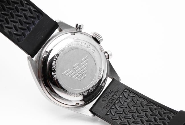 Emporio Armani Black Ar-0527 Watch Emporio Armani Black Ar-0527 Watch