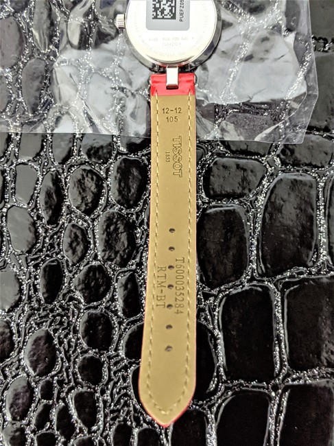 Tissot Red Band T-trend Pinky Mop Dial Diamond Ladies T0842101611600 Watch Tissot Red Band T-trend Pinky Mop Dial Diamond Ladies T0842101611600 Watch