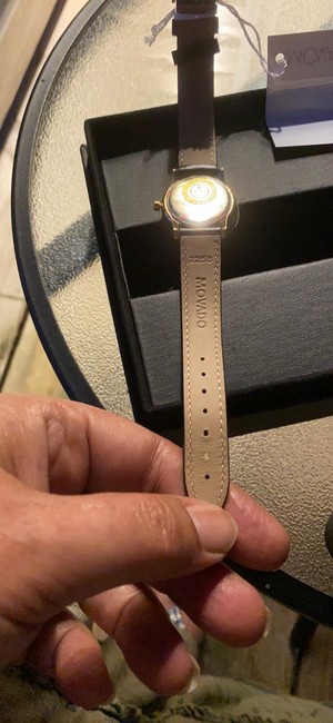 Movado Black Core Museum Classic Gold Plated Watch Movado Black Core Museum Classic Gold Plated Watch