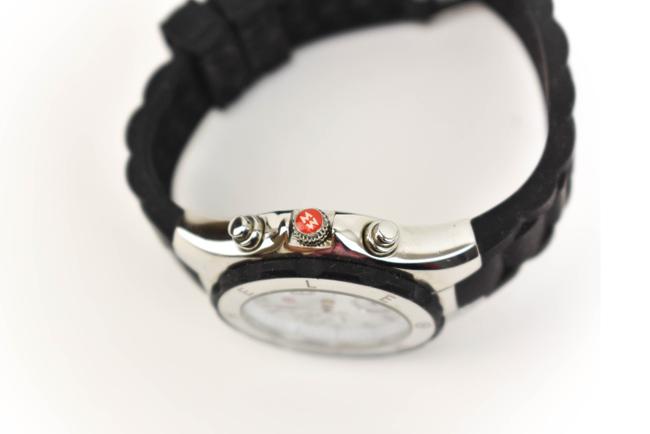 Michele "Tahitian Jelly Bean" - Silver & Logo Sports Chronograph (Mn) Watch Michele "Tahitian Jelly Bean" - Silver & Logo Sports Chronograph (Mn) Watch