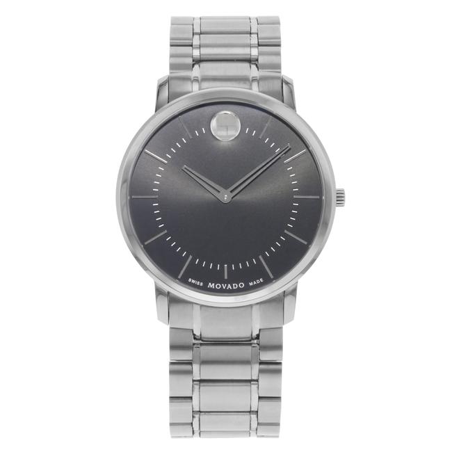 Movado Stainless Steel Thin Classic 40mm Black Dial Quartz Mens 0606687 Watch Movado Stainless Steel Thin Classic 40mm Black Dial Quartz Mens 0606687 Watch