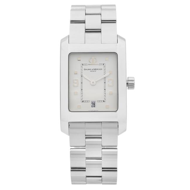 Baume & Mercier Steel Hampton Stainless White Dial Quartz Mens Moa08604 Watch Baume & Mercier Steel Hampton Stainless White Dial Quartz Mens Moa08604 Watch