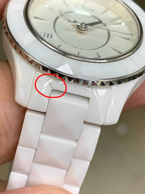 Dior Silvery Opaline Viii White Ceramic Dial Quartz Ladies Watch Dior Silvery Opaline Viii White Ceramic Dial Quartz Ladies Watch
