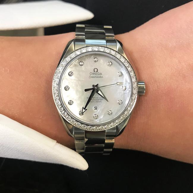 Omega Steel Seamaster Aqua Terra Mop Dial Diamond 231.15.34.20.55.002 Watch Omega Steel Seamaster Aqua Terra Mop Dial Diamond 231.15.34.20.55.002 Watch