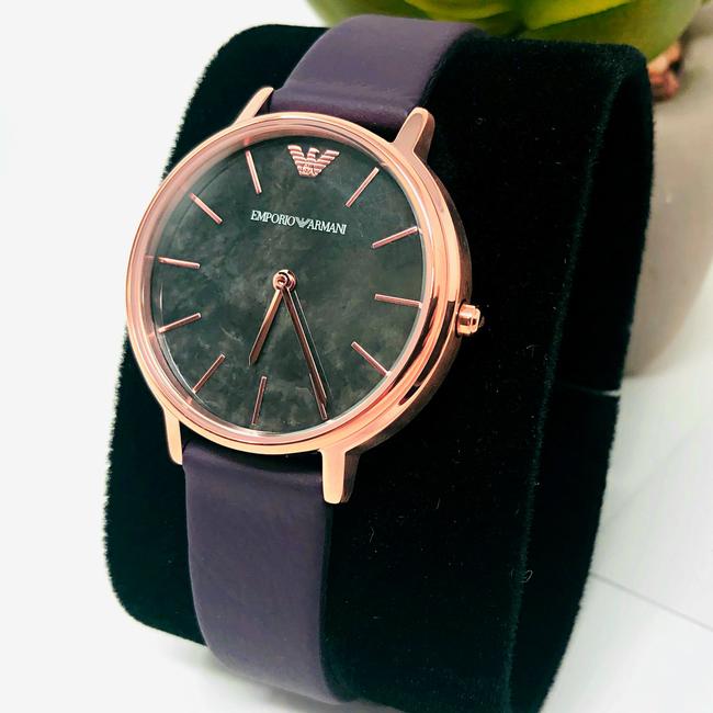 Emporio Armani Marble Grey/ Multi Womens Three-hand Leather Ar11172 Watch Emporio Armani Marble Grey/ Multi Womens Three-hand Leather Ar11172 Watch