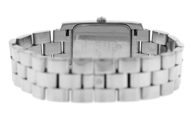 Baume & Mercier Silver Hampton Mv045063 Unisex Steel Quartz 24mm Watch Baume & Mercier Silver Hampton Mv045063 Unisex Steel Quartz 24mm Watch