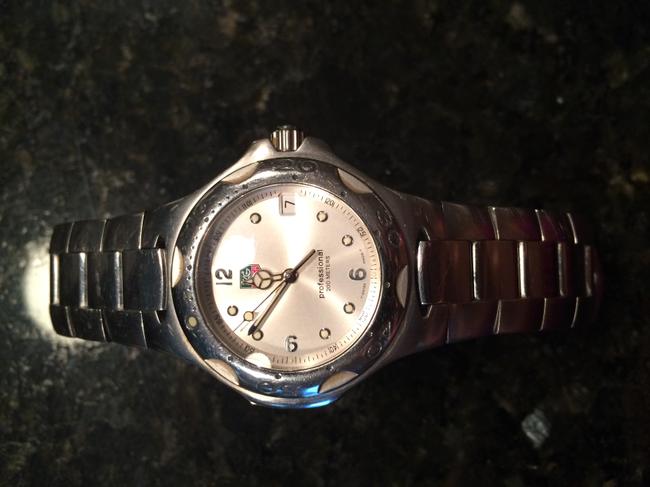 TAG Heuer Silver Gentlemans Link Watch TAG Heuer Silver Gentlemans Link Watch
