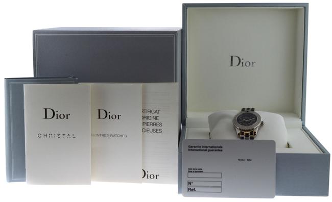 Dior Silver Black New Lady Christian Christal Cd112119a001 Diamond Mop Ss Quartz Watch Dior Silver Black New Lady Christian Christal Cd112119a001 Diamond Mop Ss Quartz Watch