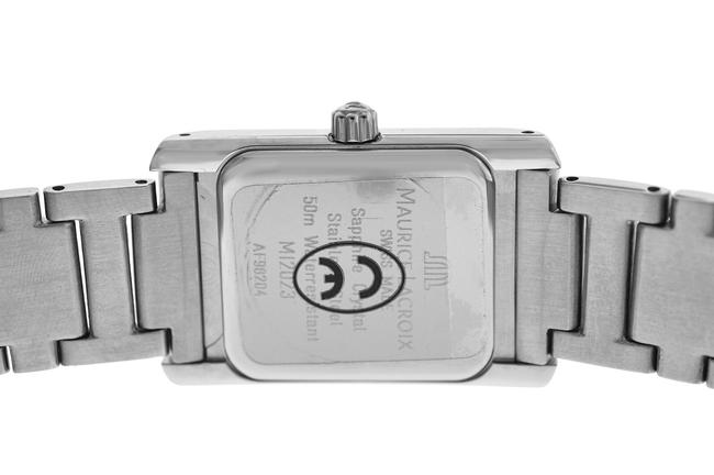 Maurice Lacroix Silver New Lady Miros Mi2023-sd532-11c Diamond Watch Maurice Lacroix Silver New Lady Miros Mi2023-sd532-11c Diamond Watch