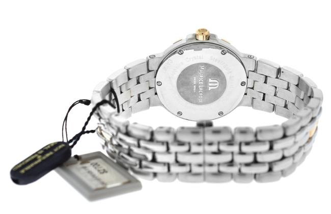 Maurice Lacroix Silver Gold New Men Calypso Ca1107-ps105-110 Steel Watch Maurice Lacroix Silver Gold New Men Calypso Ca1107-ps105-110 Steel Watch