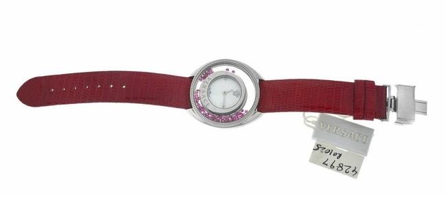 Versace Silver New Destiny Spirit 86q971md497 S800 Floating Crystals 38mm Watch Versace Silver New Destiny Spirit 86q971md497 S800 Floating Crystals 38mm Watch
