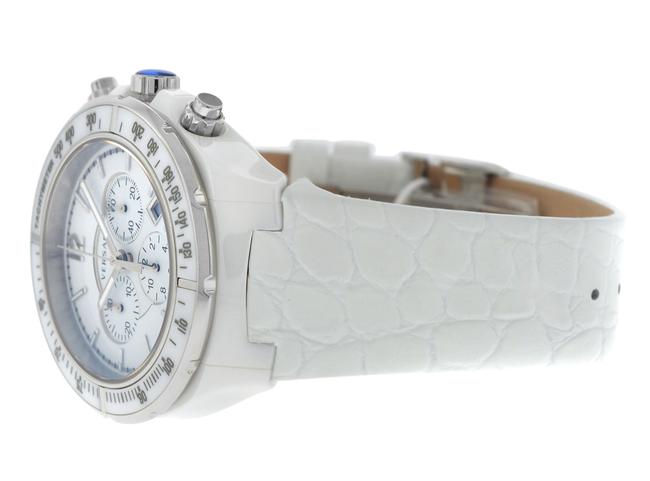 Versace Silver New Dv One 28ccs1d001 S001 Steel Ceramic Chrono 43mm Quartz Watch Versace Silver New Dv One 28ccs1d001 S001 Steel Ceramic Chrono 43mm Quartz Watch