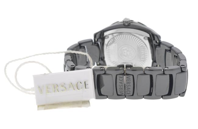 Versace Black New Dv One 63qcs9d009 Sc09 Ceramic Steel Diamond 36mm Quartz Watch Versace Black New Dv One 63qcs9d009 Sc09 Ceramic Steel Diamond 36mm Quartz Watch