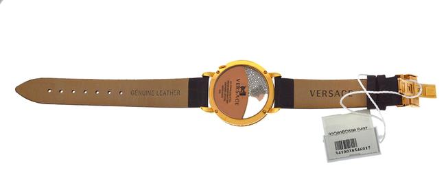 Versace Gold Tone Steel New Krios 93q80bd598 S497 Floating Spheres 38mm Watch Versace Gold Tone Steel New Krios 93q80bd598 S497 Floating Spheres 38mm Watch