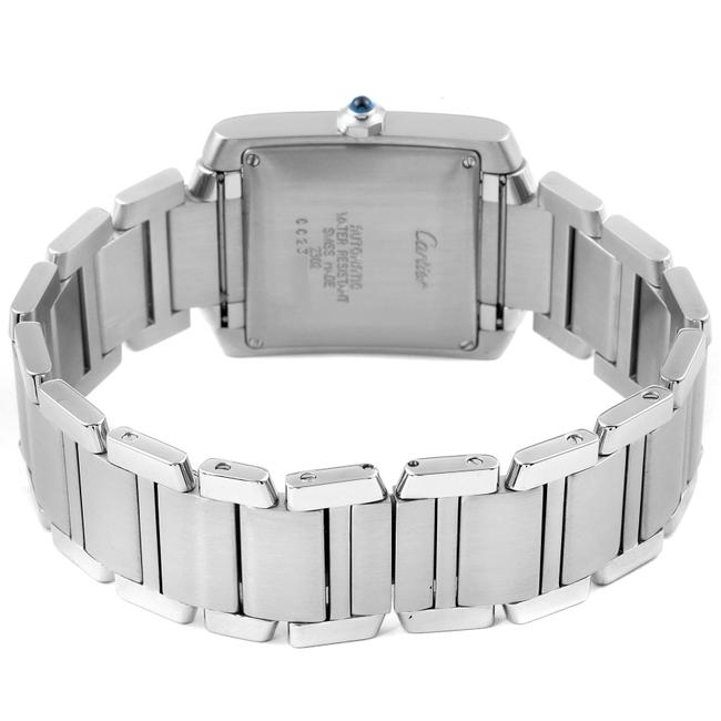 Cartier Silver Tank Francaise Large Steel Mens W51002q3 Watch Cartier Silver Tank Francaise Large Steel Mens W51002q3 Watch