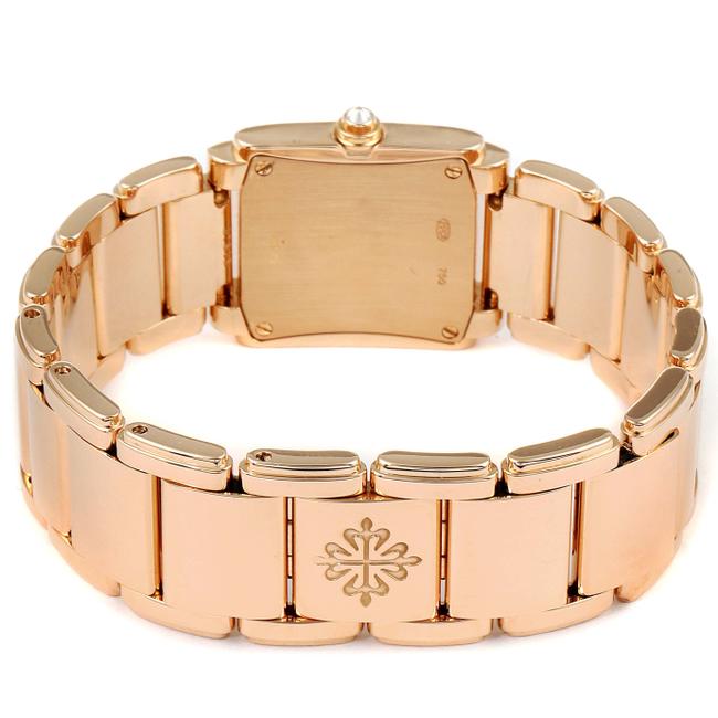 Patek Philippe Brown Twenty-4 Small 18k Rose Gold Diamond Ladies 4908 Watch Patek Philippe Brown Twenty-4 Small 18k Rose Gold Diamond Ladies 4908 Watch
