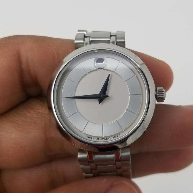 Movado Stainless Steel Womens Swiss 1881 Quartz Bracelet 28mm Watch Movado Stainless Steel Womens Swiss 1881 Quartz Bracelet 28mm Watch