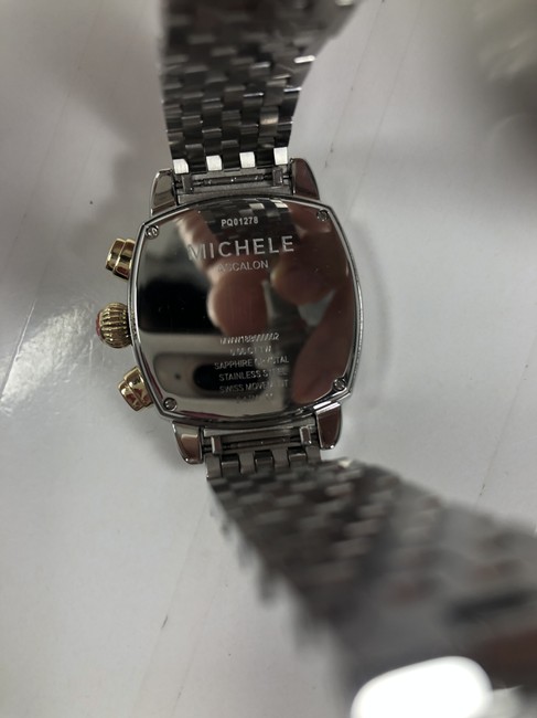 Michele Two-tone Ascalon Diamond Watch Michele Two-tone Ascalon Diamond Watch