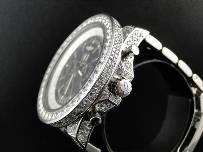Breitling Stainless Steel Mens Custom Bentley Motors 6.75 Mm 50 Mm Genuine Diamond 28ct Watch Breitling Stainless Steel Mens Custom Bentley Motors 6.75 Mm 50 Mm Genuine Diamond 28ct Watch