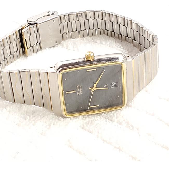 Citizen Silver Vintage Two Tone Date Quartz Mens Watch Citizen Silver Vintage Two Tone Date Quartz Mens Watch