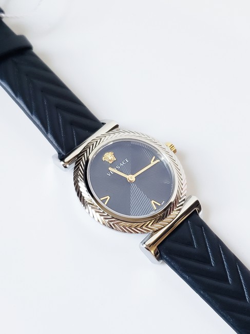 Versace Black/Silver V-motif Watch Versace Black/Silver V-motif Watch