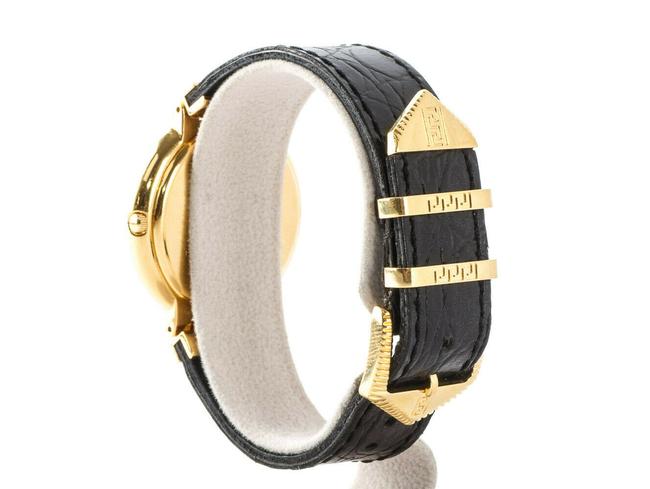 Versace Black/Gold Box Vintage Medusa Plated Quartz Watch Versace Black/Gold Box Vintage Medusa Plated Quartz Watch