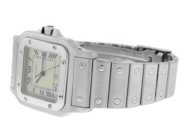 Cartier Silver Ladies Santos Galbee 987901 Stainless Steel Quartz Watch Cartier Silver Ladies Santos Galbee 987901 Stainless Steel Quartz Watch