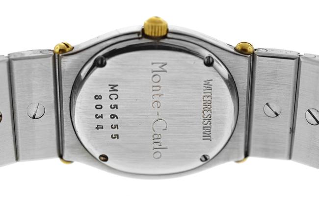 Chopard Yellow Gold Silver Ladies Monte Carlo 8034 Steel 18k Quartz 21mm Watch Chopard Yellow Gold Silver Ladies Monte Carlo 8034 Steel 18k Quartz 21mm Watch