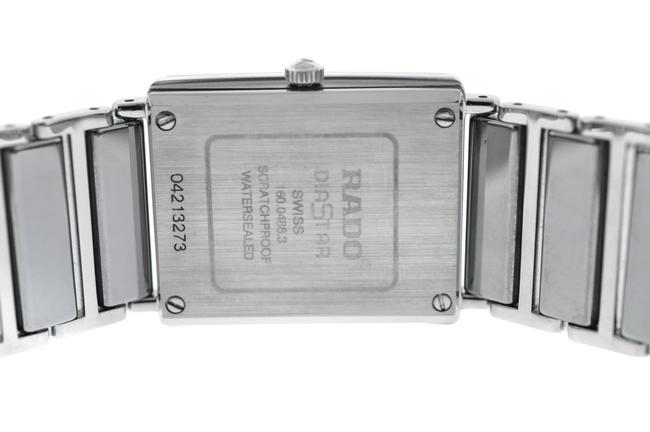 Rado Silver Ladies Diastar 160.0486.3 High Tech Ceramic 24mm Quartz Watch Rado Silver Ladies Diastar 160.0486.3 High Tech Ceramic 24mm Quartz Watch