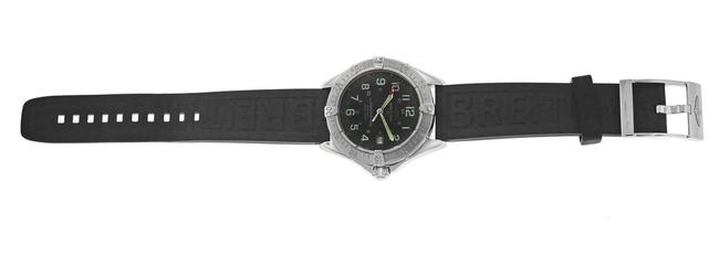 Breitling Silver Mens Superocean A17340 Steel Date 41mm Watch Breitling Silver Mens Superocean A17340 Steel Date 41mm Watch