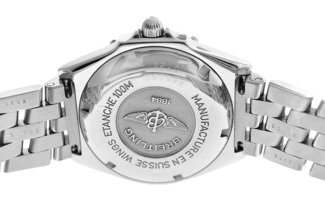 Breitling Silver Mens Wings A66050 Steel Diamond Date Quartz 38mm Watch Breitling Silver Mens Wings A66050 Steel Diamond Date Quartz 38mm Watch