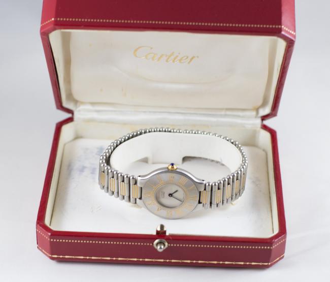 Cartier Box Must De 21 Century Quarts Ladies Watch Cartier Box Must De 21 Century Quarts Ladies Watch